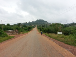 Road leading into Humjibre